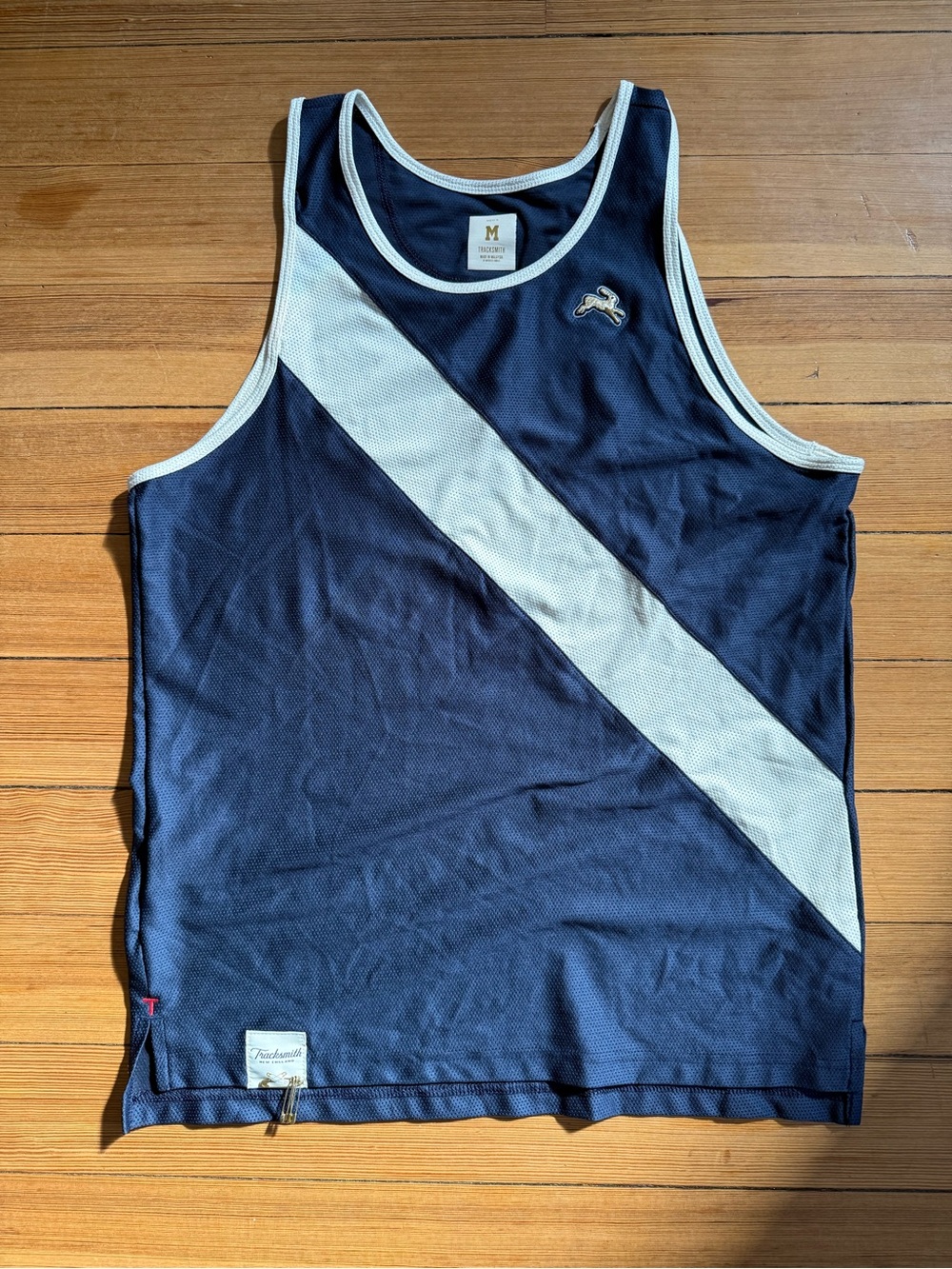 Tracksmith Van Cortland Singlet - Navy - Men’s M